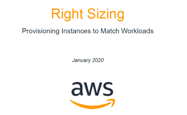 Cost Optimization - Right sizing