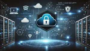 Cloud security and data encryption with digital lock technology