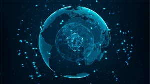 global-cybersecurity-network-with-digital-shield-protection-icon
