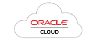 Oracle Cloud infrastructure and database services logo