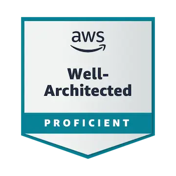 AWS Well-Architected proficient badge